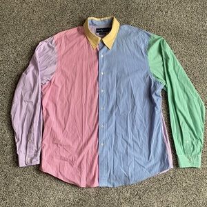 Ralph Lauren Colorful Striped Dress Shirt
